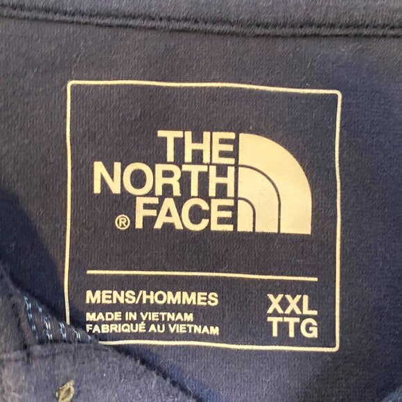 The North Face Men's Polo Shirt Size XXL Short Sleeve Navy Gorpcore Casual - Picture 3 of 11